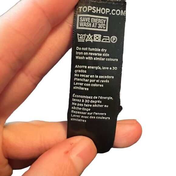 NWT! Topshop blue velvet romper. Size 6 - Picture 5 of 14